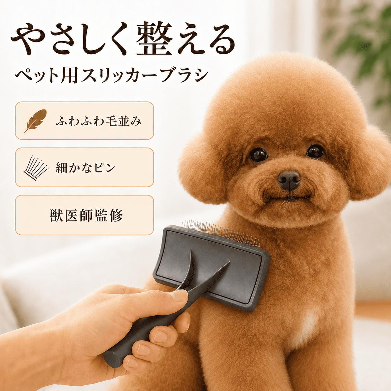 ペット用スリッカーブラシ
